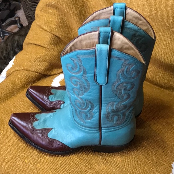 Old Gringos size 8 Turquoise - Picture 7 of 14